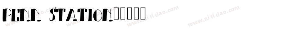 Penn Station字体转换